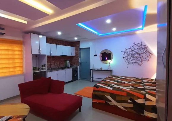 Furnished studio apartment in Gbagada,Lagos.